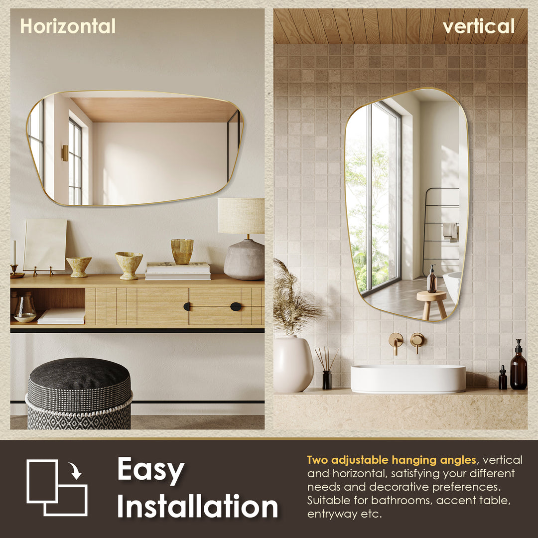 Blinc 26"x48" Novelty Modern Bathroom Wall Mirror