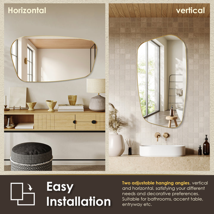 Blinc 26"x48" Novelty Modern Bathroom Wall Mirror