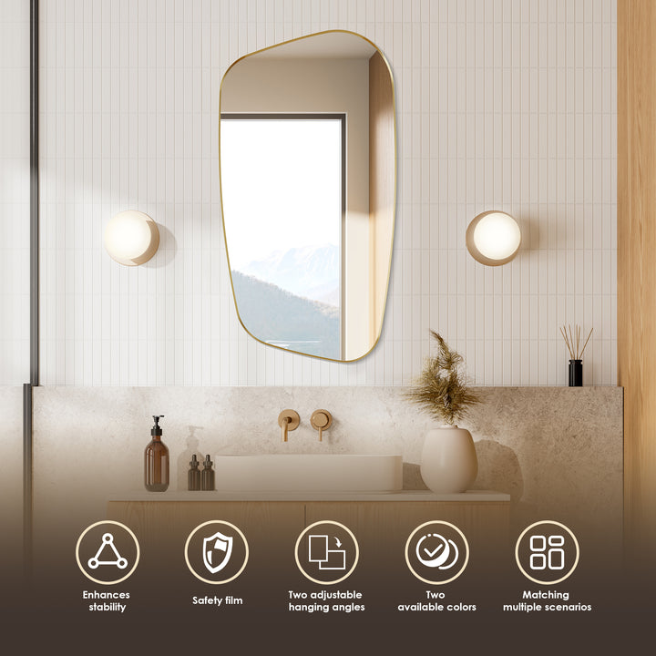 Blinc 26"x48" Novelty Modern Bathroom Wall Mirror