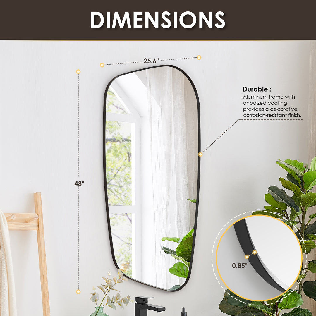 Blinc 26"x48" Novelty Modern Bathroom Wall Mirror