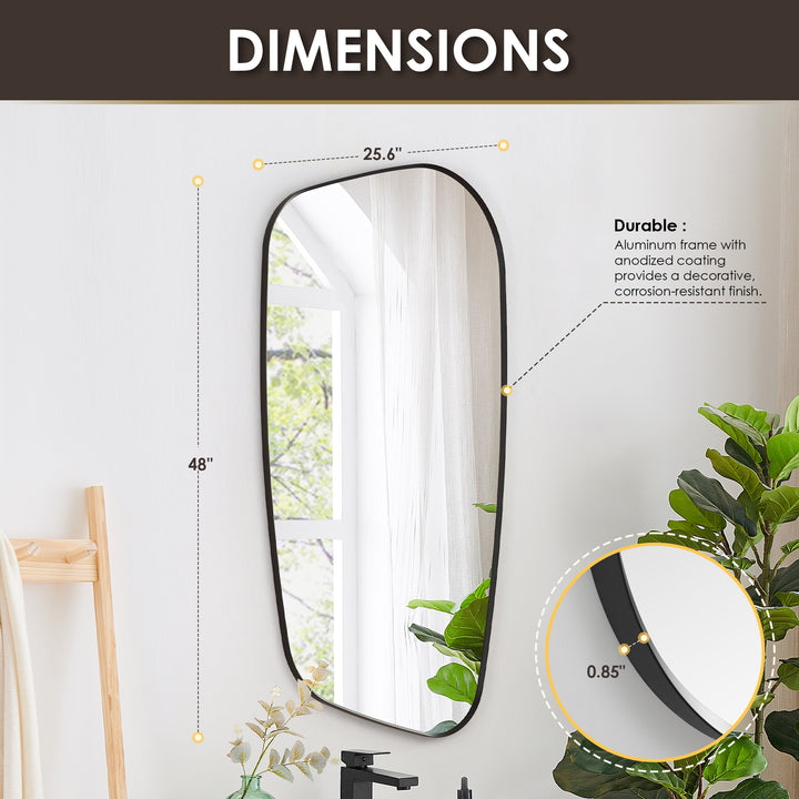 Blinc 26"x48" Novelty Modern Bathroom Wall Mirror