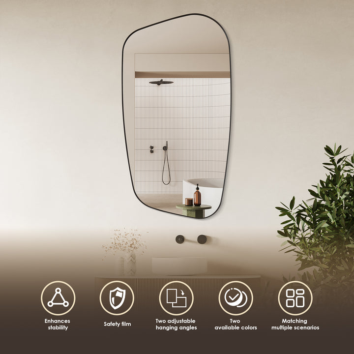 Blinc 26"x48" Novelty Modern Bathroom Wall Mirror