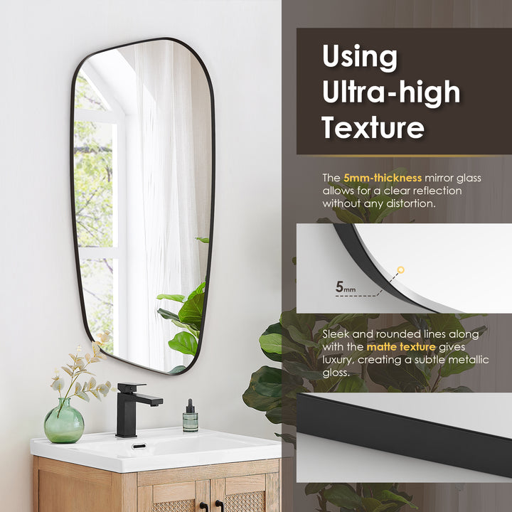 Blinc 26"x48" Novelty Modern Bathroom Wall Mirror