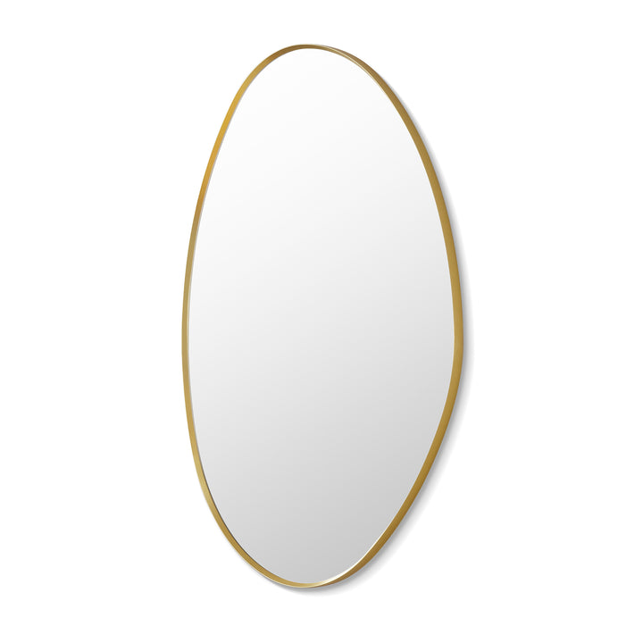 Aura 28"x36" Irregular Modern Bathroom Wall Mirror