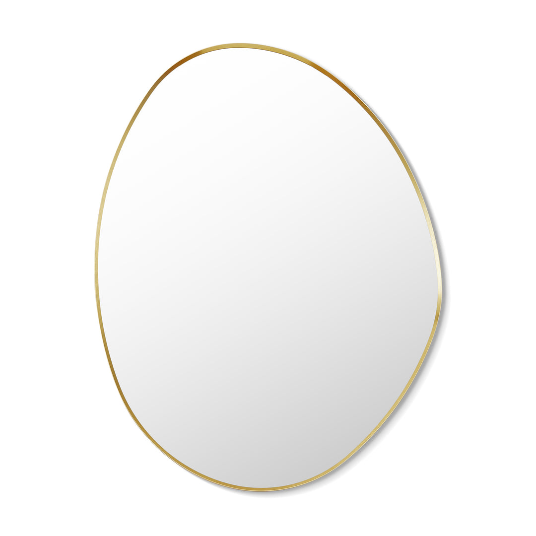 Aura 28"x36" Irregular Modern Bathroom Wall Mirror