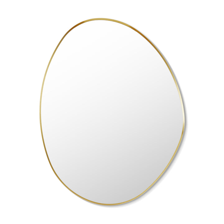 Aura 28"x36" Irregular Modern Bathroom Wall Mirror