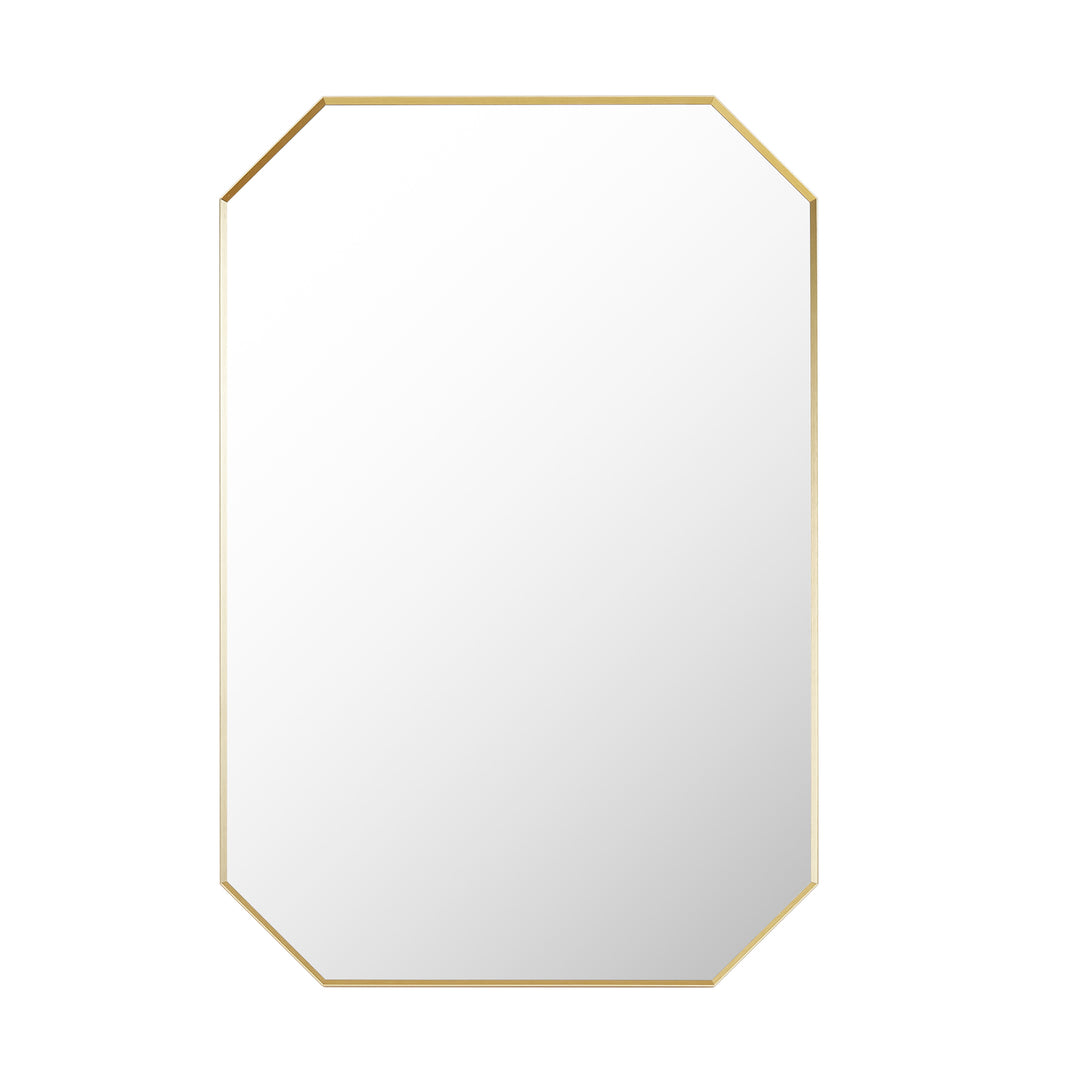 Allure 24"x36" Octagon Modern Bathroom Wall Mirror