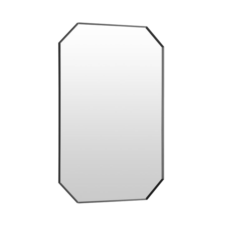 Allure 24"x36" Octagon Modern Bathroom Wall Mirror