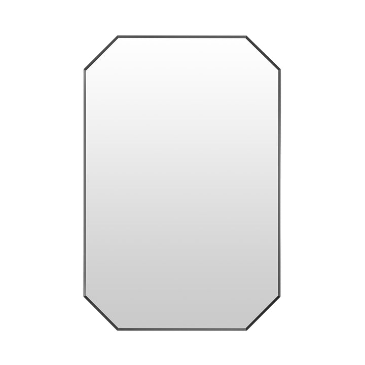 Allure 24"x36" Octagon Modern Bathroom Wall Mirror