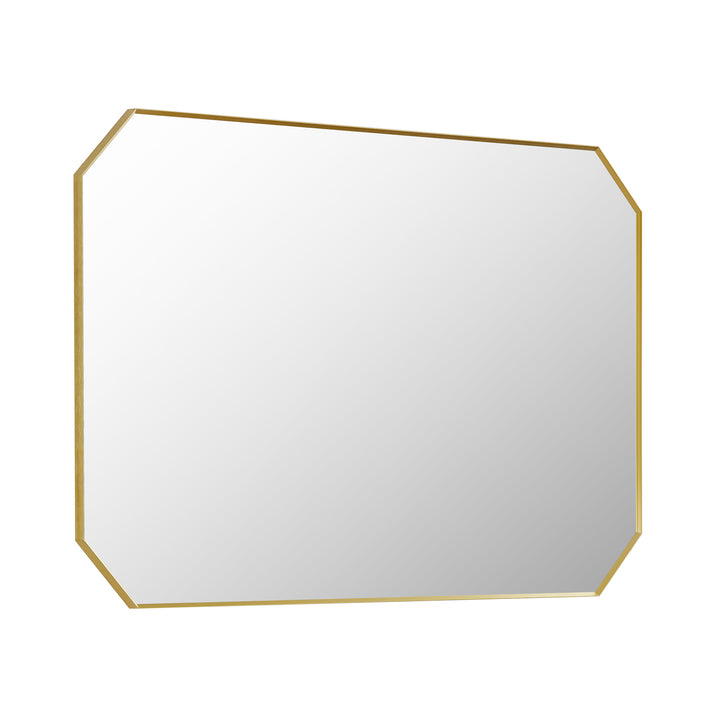 Allure 48"x30" Octagon Modern Bathroom Wall Mirror