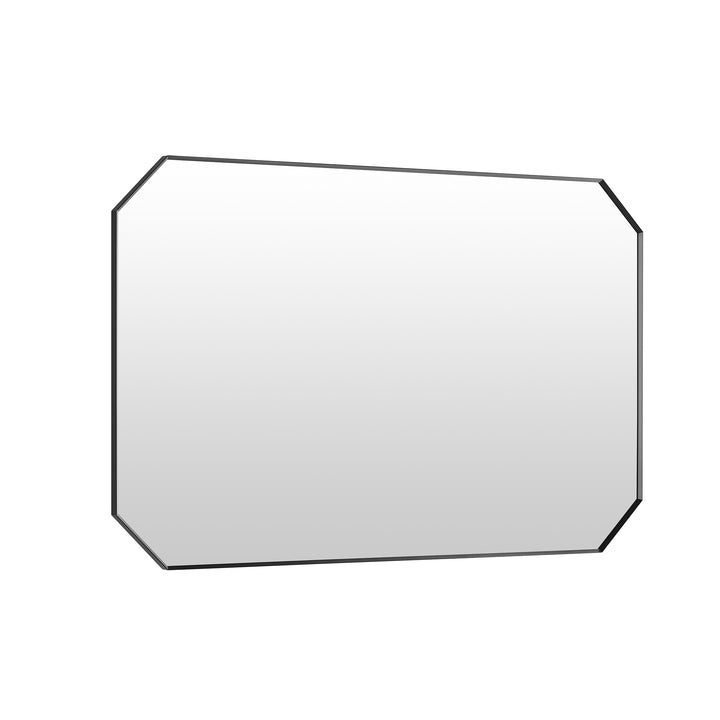 Allure 48"x30" Octagon Modern Bathroom Wall Mirror