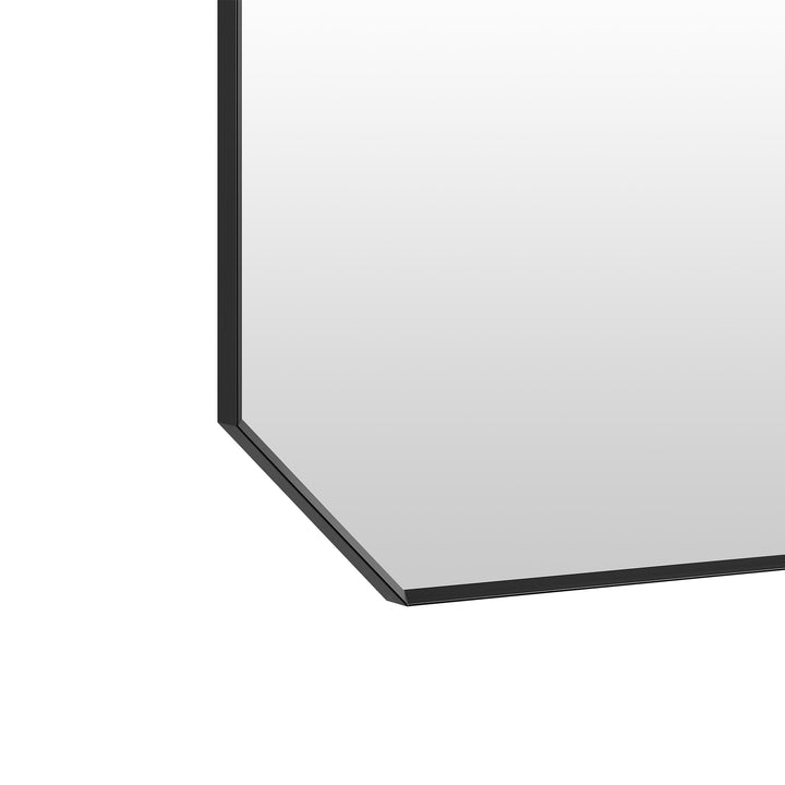 Allure 48"x30" Octagon Modern Bathroom Wall Mirror