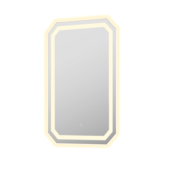 Luma Octogan Frameless Modern LED Bathroom Vanity Mirror
