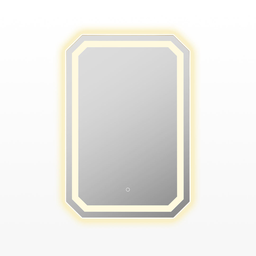 Luma Octogan Frameless Modern LED Bathroom Vanity Mirror