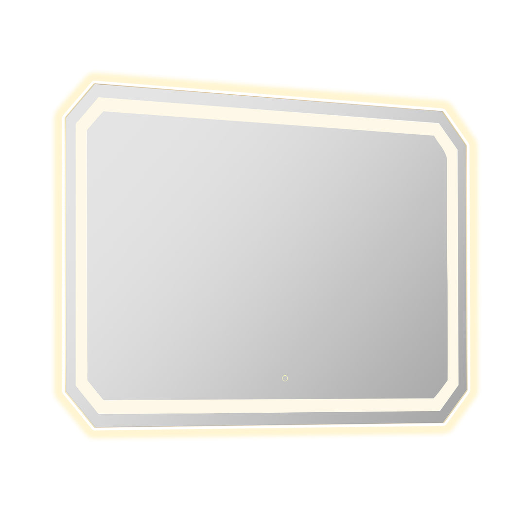 Luma Octogan Frameless Modern LED Bathroom Vanity Mirror