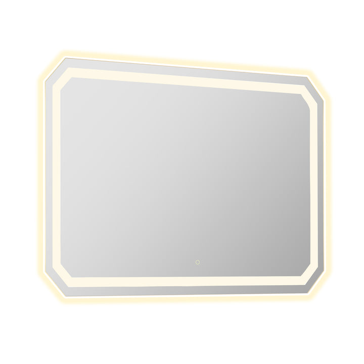 Luma Octogan Frameless Modern LED Bathroom Vanity Mirror