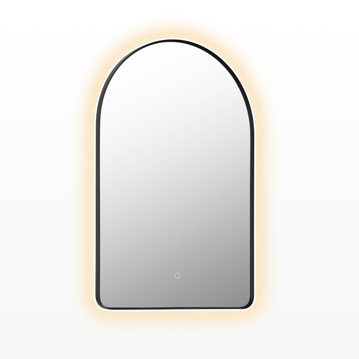 Starlit 24x36" Classic Domed Bathroom/Vanity Aluminum LED Wall Mirror
