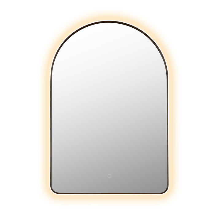 Starlit 24x36" Classic Domed Bathroom/Vanity Aluminum LED Wall Mirror