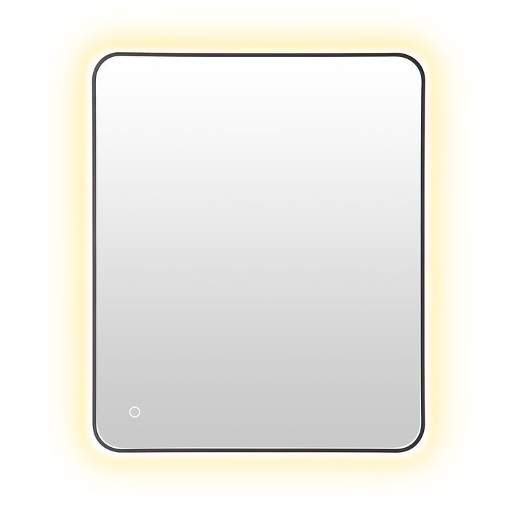 Dazzle Rectangular Anti-Fog Dimmable Modern Bathroom/Vanity LED Lighted Wall Mirror in Aluminum Framed