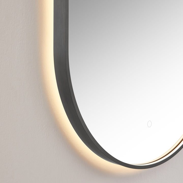 Mizani Oval 24x36" Framed in Modern Bathroom/Vanity LED Lighted Wall Mirror