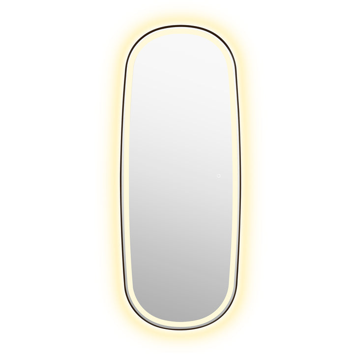 Cellini 26"x65" Rectangular Anti-Fog Dimmable Modern Bathroom/Dressing LED Lighted Wall Mirror in Aluminum Framed
