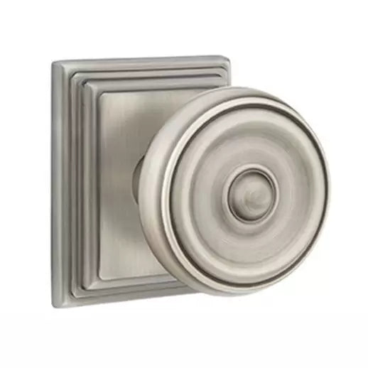 Brass Classic Hardware Collection  Wilshire Door Knob With Wilshire Rose