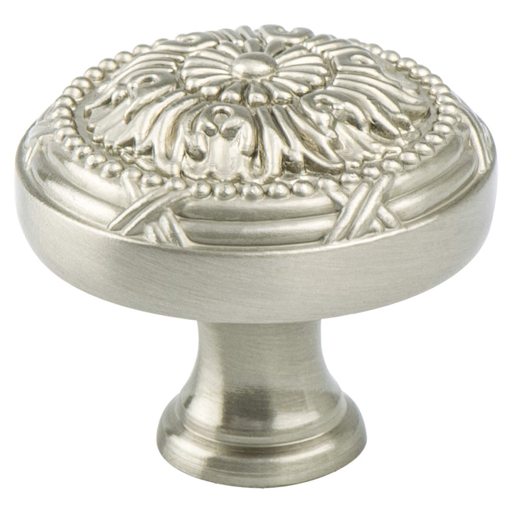 Toccata Large Brushed Nickel Knob