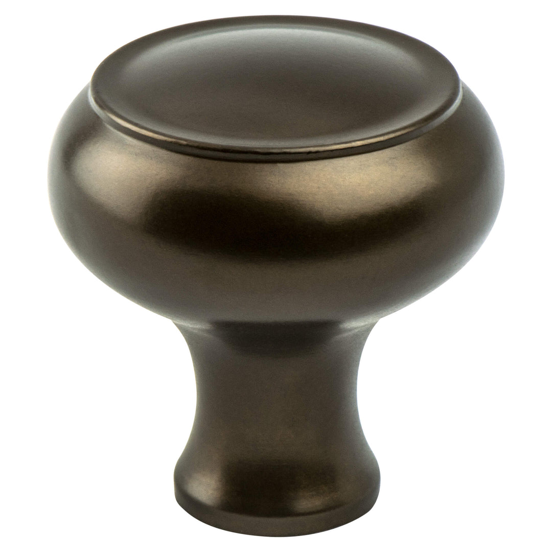Forte Large Brushed Nickel Knob