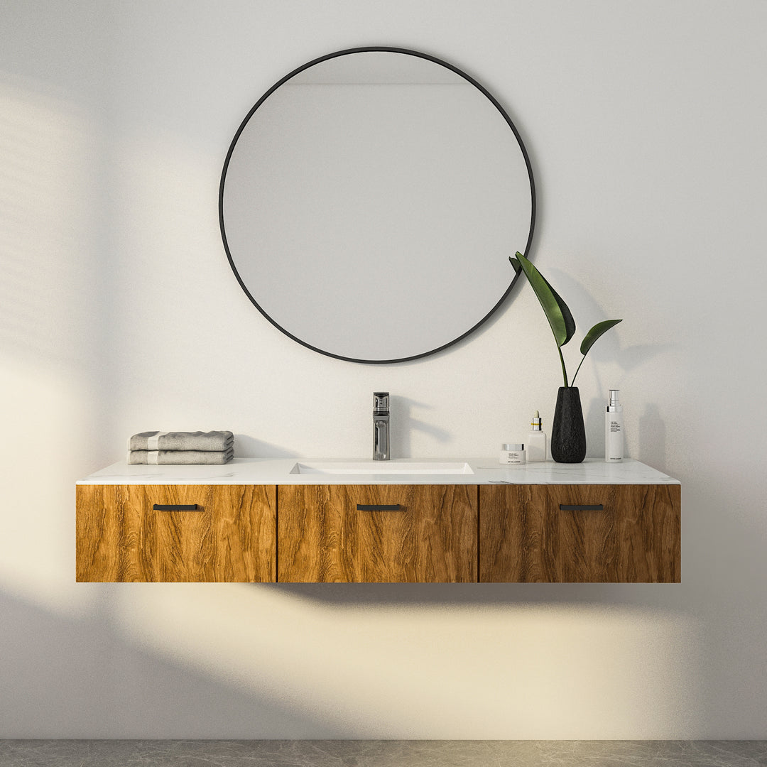 Dixie 20 in. Retegular White Finish Ceramic Undermount Vanity Sink