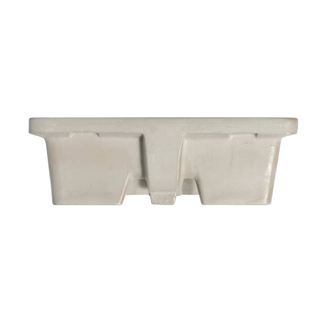 Dixie 20 in. Retegular White Finish Ceramic Undermount Vanity Sink