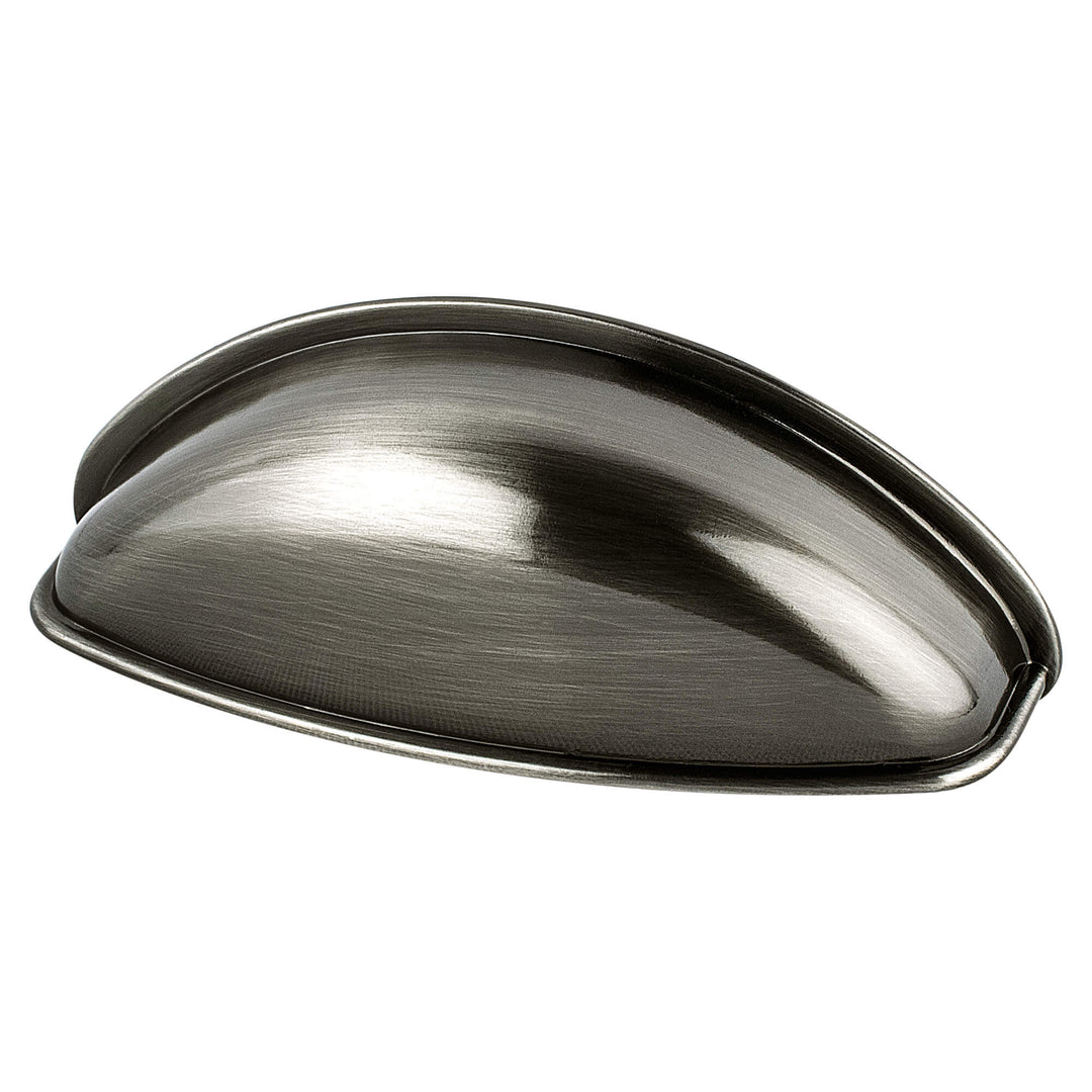 Euro Moderno 64mm CC Brushed Antique Brass Cup Pull