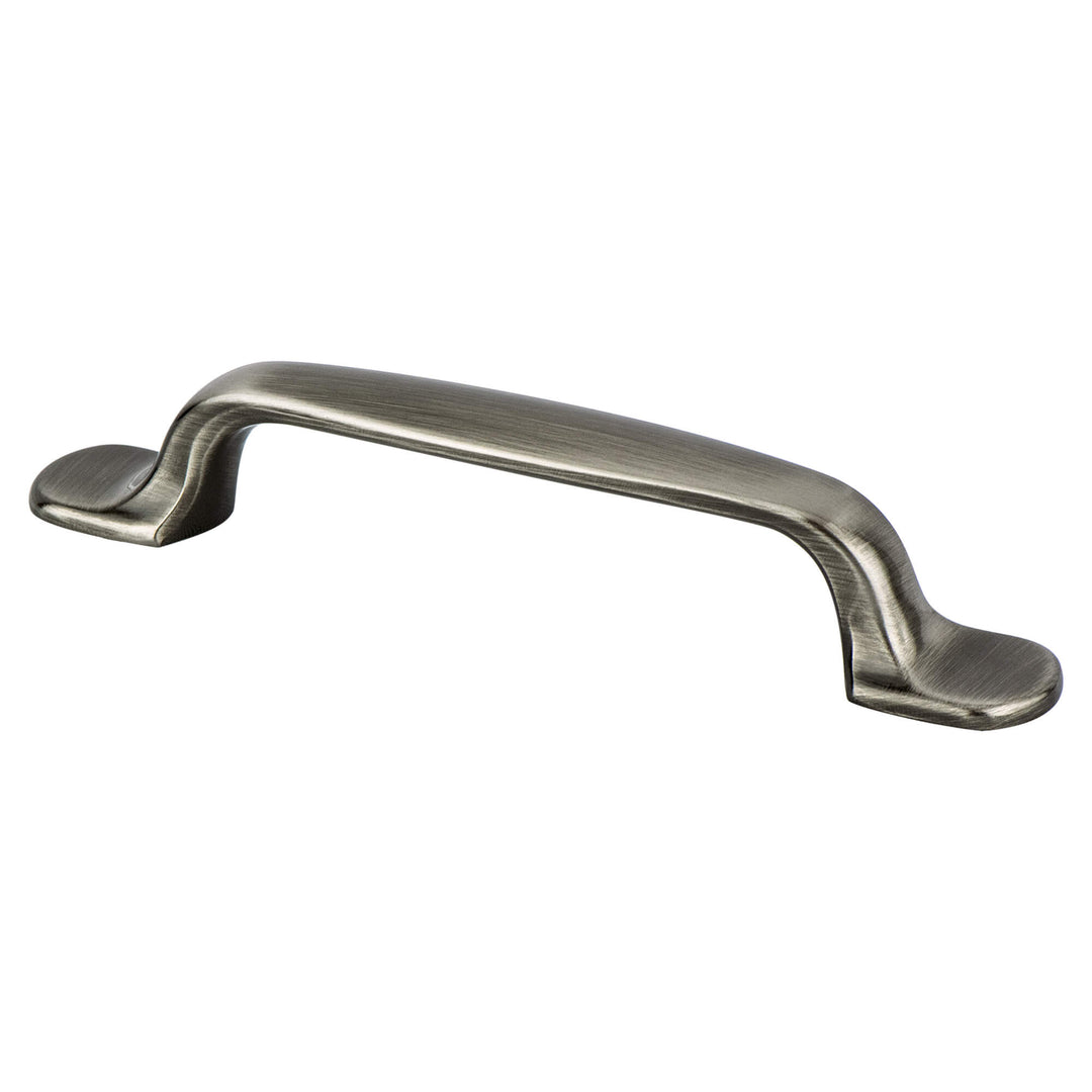 Euro Moderno 96mm CC Brushed Antique Brass Pull