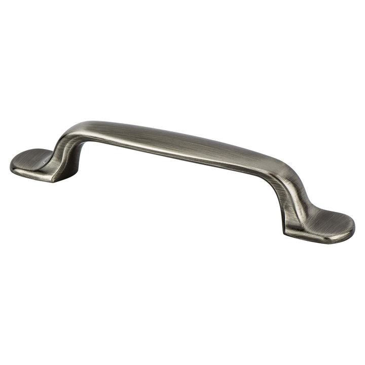 Euro Moderno 96mm CC Brushed Antique Brass Pull