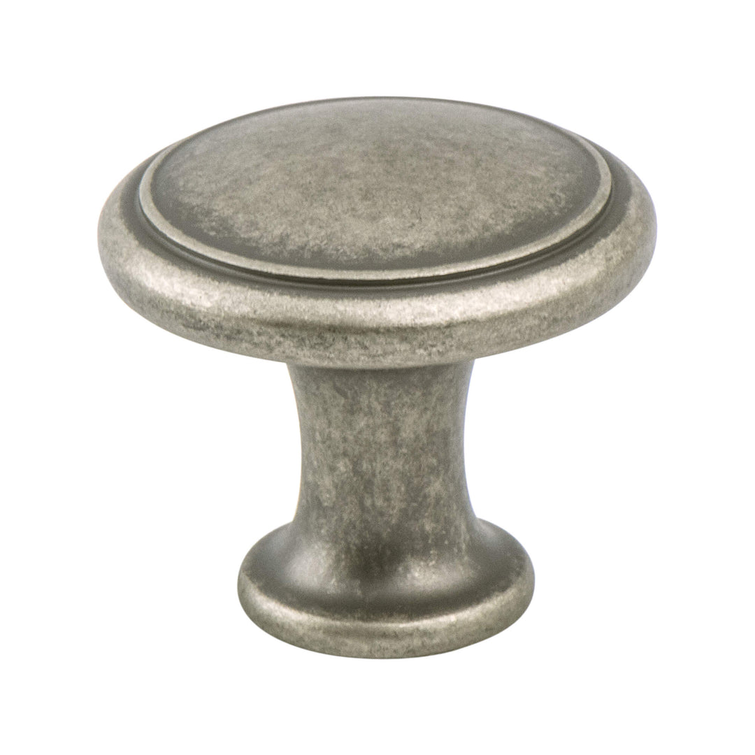 American Classics Brushed Nickel Ringed Knob