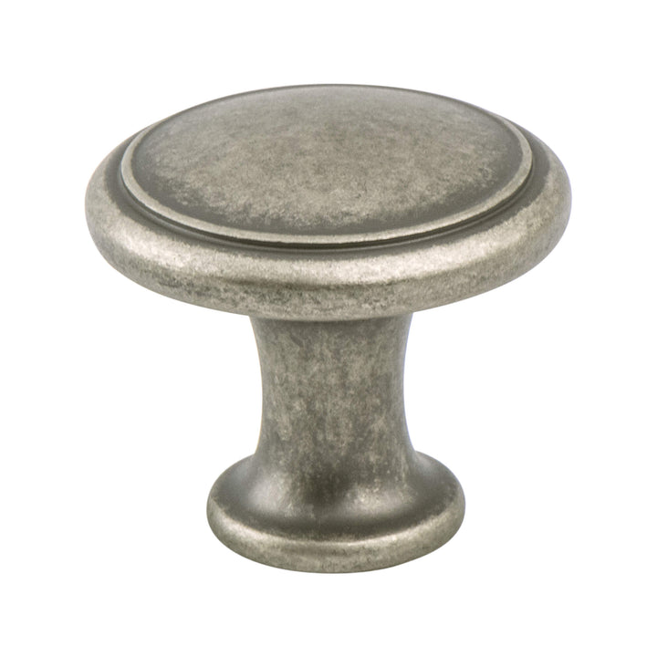 American Classics Brushed Nickel Ringed Knob