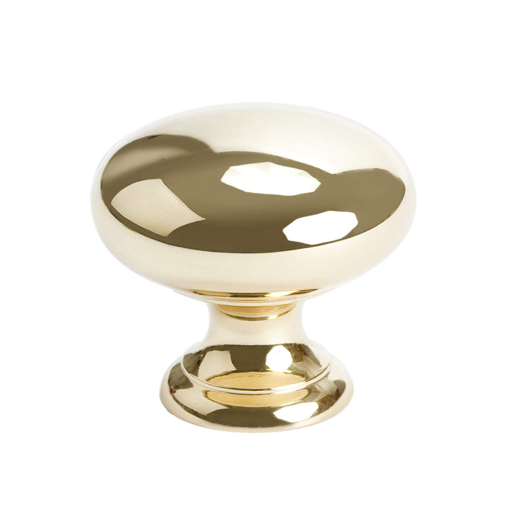 Plymouth Brushed Nickel Round Knob