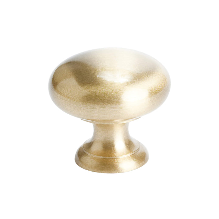 Plymouth Brushed Nickel Round Knob