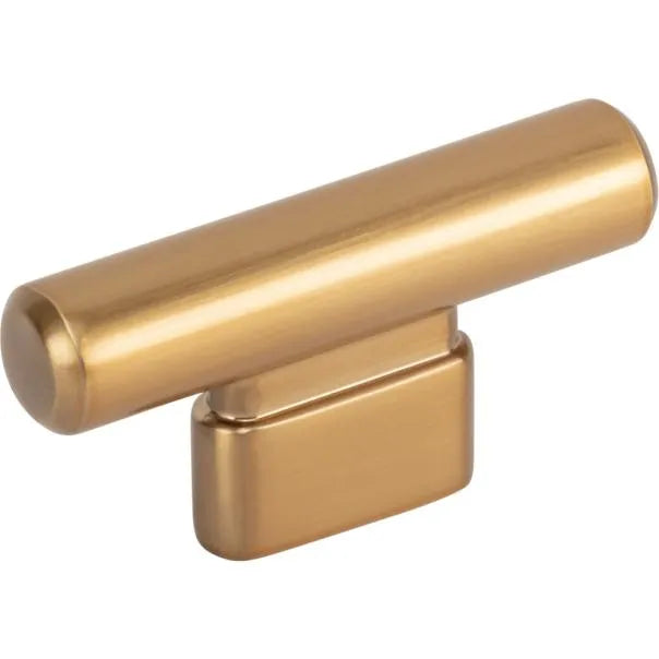 ATLAS HOMEWARES HOLLOWAY T-KNOB 2 1/2 INCH WARM BRASS