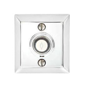 Emtek 2409 American Classic Door Bell w/ Quincy Rosette