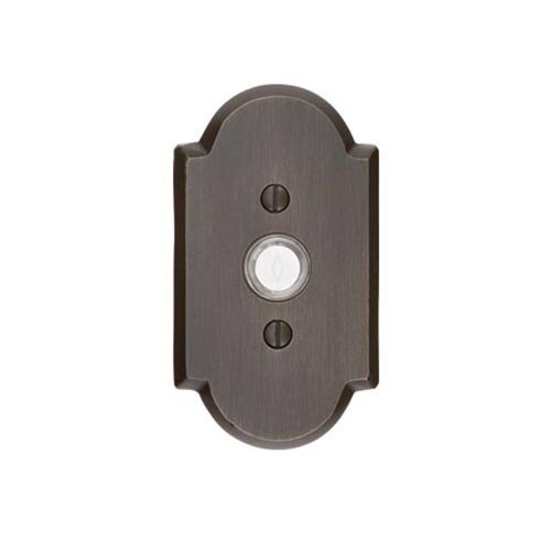 Emtek 2421 Rustic Door Bell w/ No. 1 Rosette