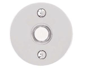 Emtek 2458 Contemporary Door Bell w/ Disk Rosette