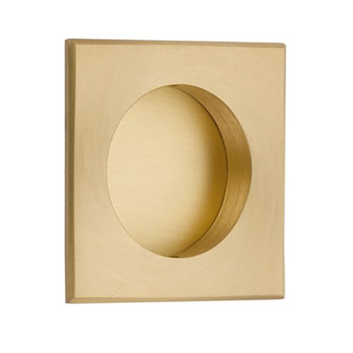 Modern Cabinet Hardware Collection 2 1/2" Square Flush Pull  by Emtek