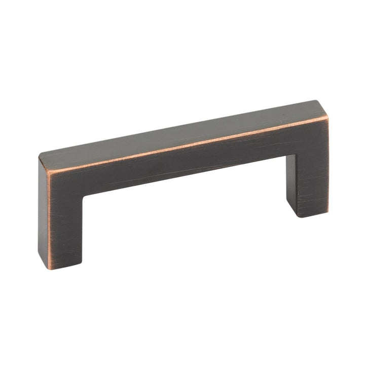 Modern Cabinet Hardware Collection 4" Centers Warwick Handle by Emtek