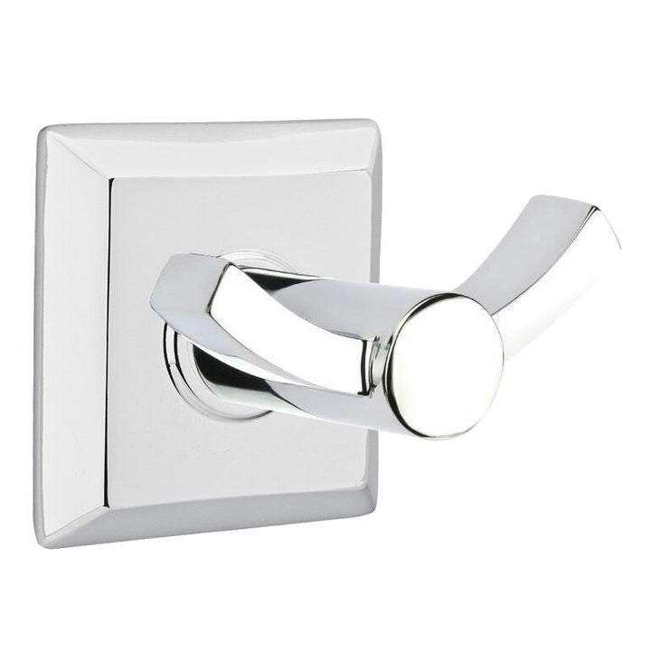 Modern Brass Collection Quincy Double Hook by Emtek