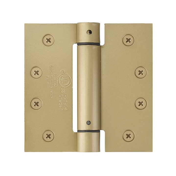 Door Hinges Collection 4" x 4" Square UL Steel Spring Hinge  (Sold In Pairs) by Emtek