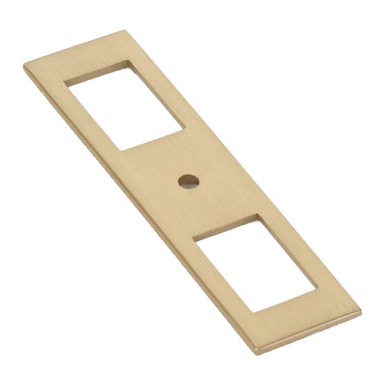 Modern Cabinet Hardware Collection 4" Long Backplate for Knob  by Emtek