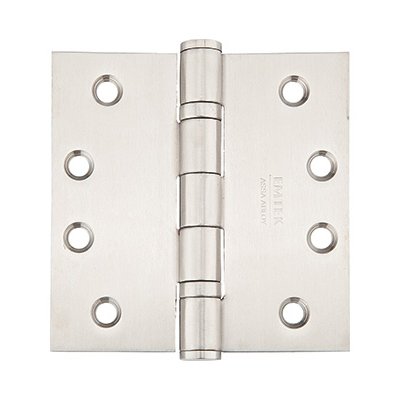Door Hinges Collection 4" x 4" Square Heavy Duty Ball Bearing Stainless Steel Hinges (Sold In Pairs) by Emtek