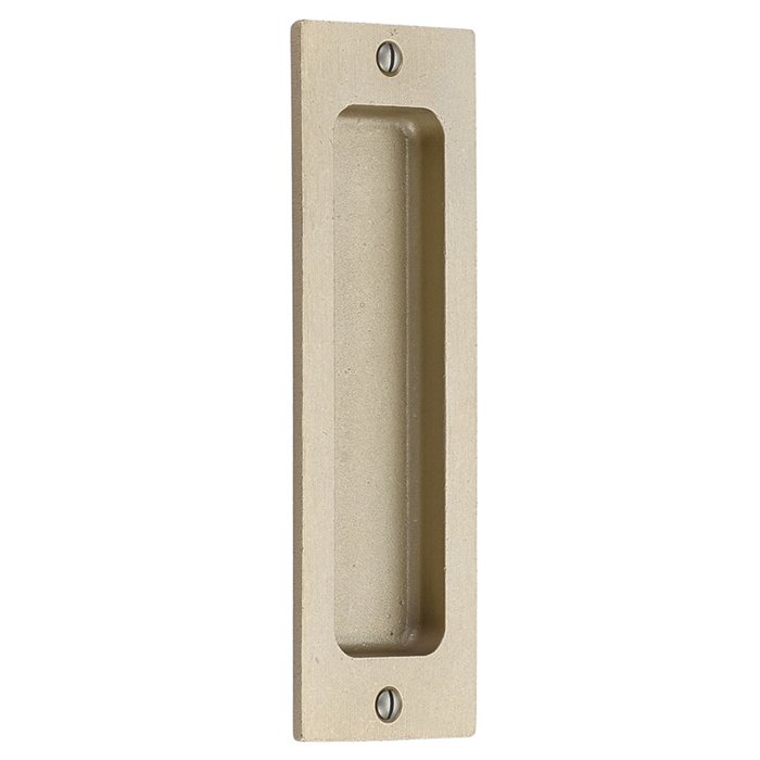 Rustic Modern Cabinet Hardware Collection 6" Modern Rectangular Flush Pull  by Emtek