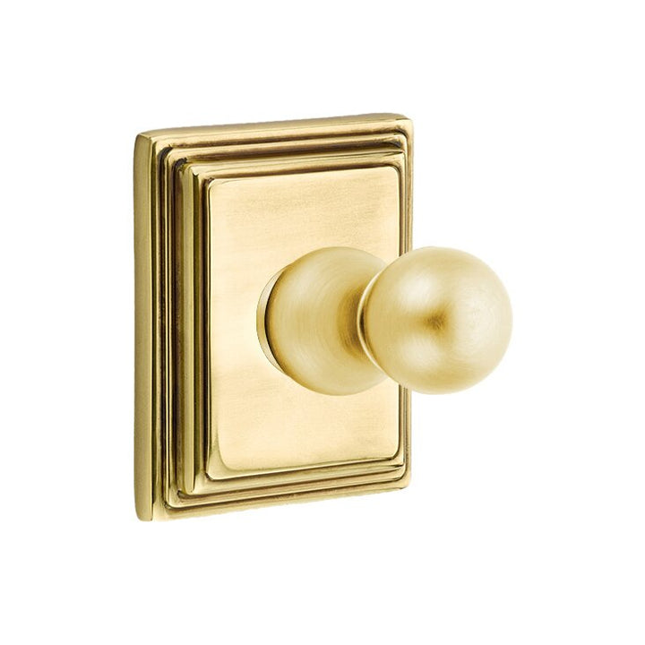Traditional Brass Collection Wilshire Single Hook  by Emtek