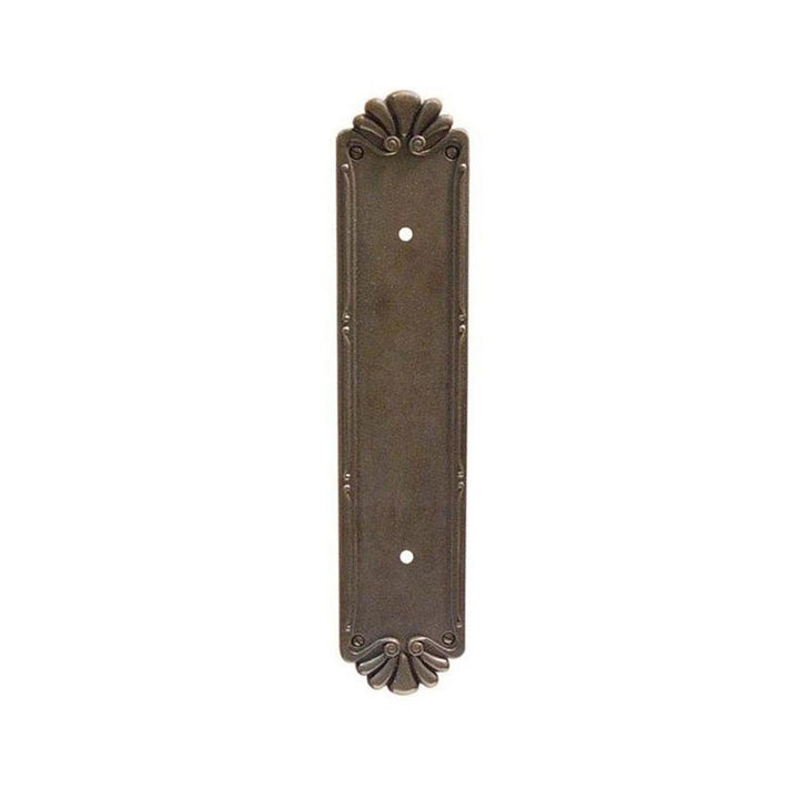 Door Accessories Collection 8" Centers Petal Pull Plate Flat Black Bronze by Emtek